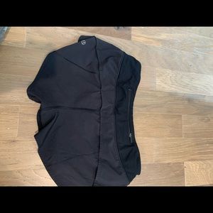 Black lululemon speed up shorts- GENTLY USED